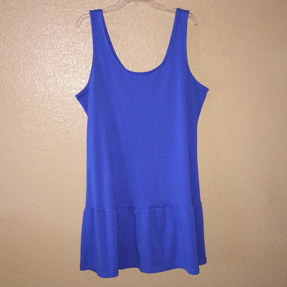 Blue dress